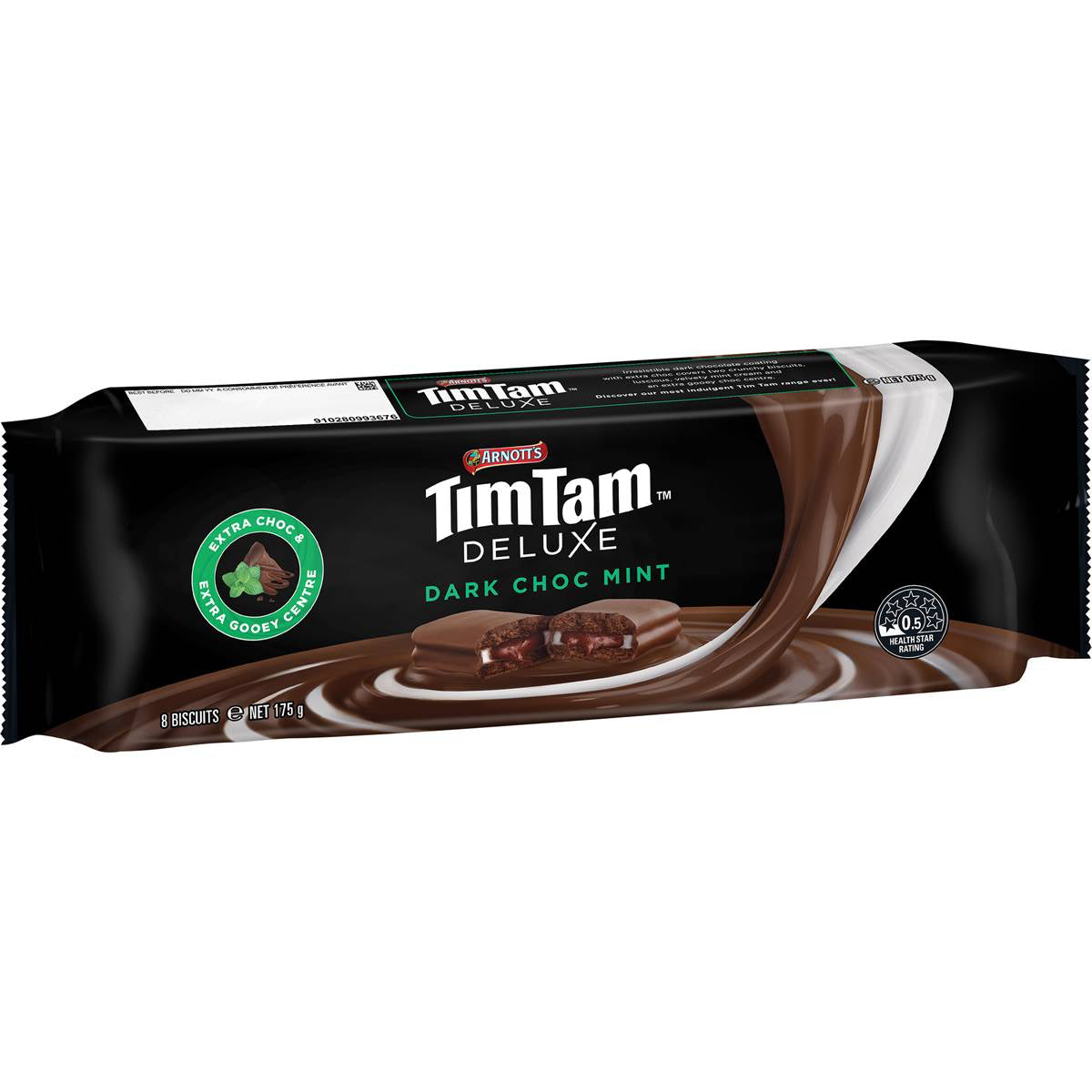 Chocolate Tim Tam Chocolate Amargo y Menta (175g) (TimTam Dark Mint)