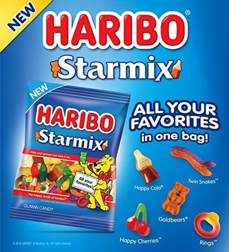 Gomitas HARIBO Original Favourites StarMix Gummies. Mix de Tus Gomitas Favoritas. (113g)