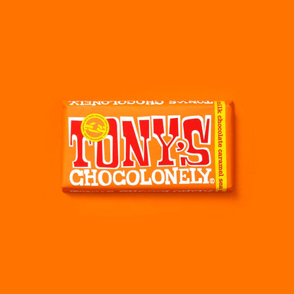 TONY'S CHOCOLONELY Milk Chocolate Caramel Sea Salt 180 g