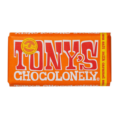 TONY'S CHOCOLONELY Milk Chocolate Caramel Sea Salt 180 g