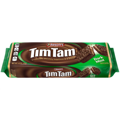 Chocolate Tim Tam Chocolate Amargo y Menta (175g) (TimTam Dark Mint)