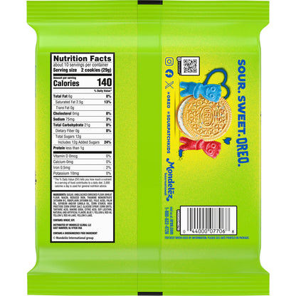 Galletas Oreo Sabor Sour Patch Kids Paquete Familiar 303g